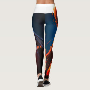 Förtrollande julstjärnskådare Leggings