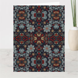 Förtrollande snöflingssymfoni kort