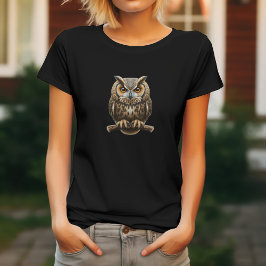 Förtrollande uggla Naturälskares glädje T Shirt