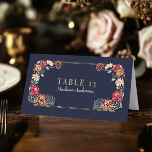 Förtrollat Garden Wedding Escort Card Bordsnummer