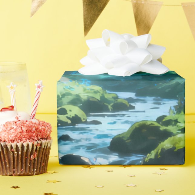 Förtrollat Skogspresentpapper Presentpapper (Födelsedagsfest)