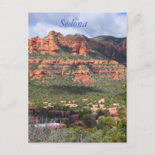 Förtrollningsemesterort i Sedona, Southwestern USA Vykort
