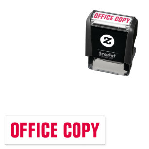 Förtryckt röd Office Copy Business Supplies Självfärgande Stämpel
