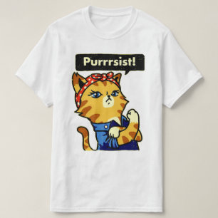 Fortsätt att hålla kvar den feministiska resistens t shirt