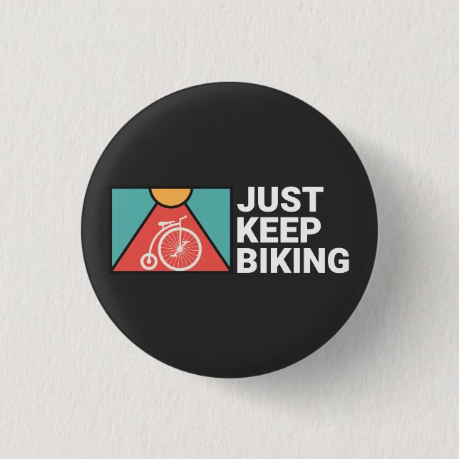 Fortsätt bara cykla  knapp (Framsida)