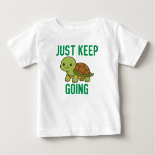Fortsätt bara t shirt