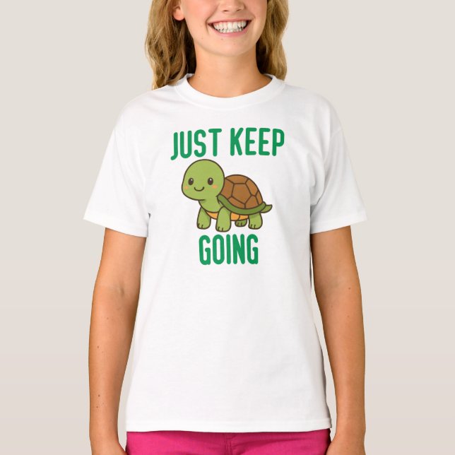 Fortsätt bara t shirt (Framsida)