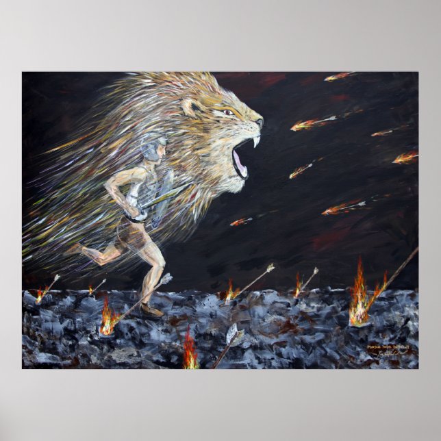 Fortsätt ditt öde poster (Framsidan)