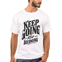 Fortsätt Gå Fortsätt Bli Motivations Vintage Typog