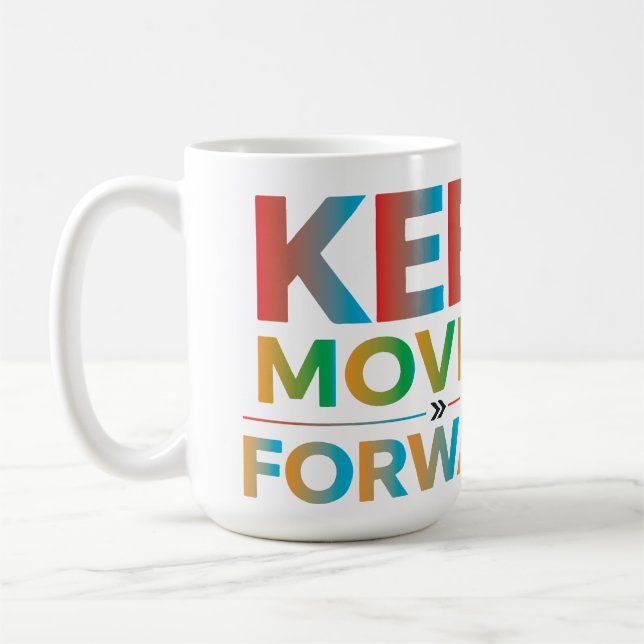 Fortsätt Gå Framåt Kaffemugg (Vänster)