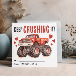 Fortsätt Krossa Det | Monster Truck Kids Julkort