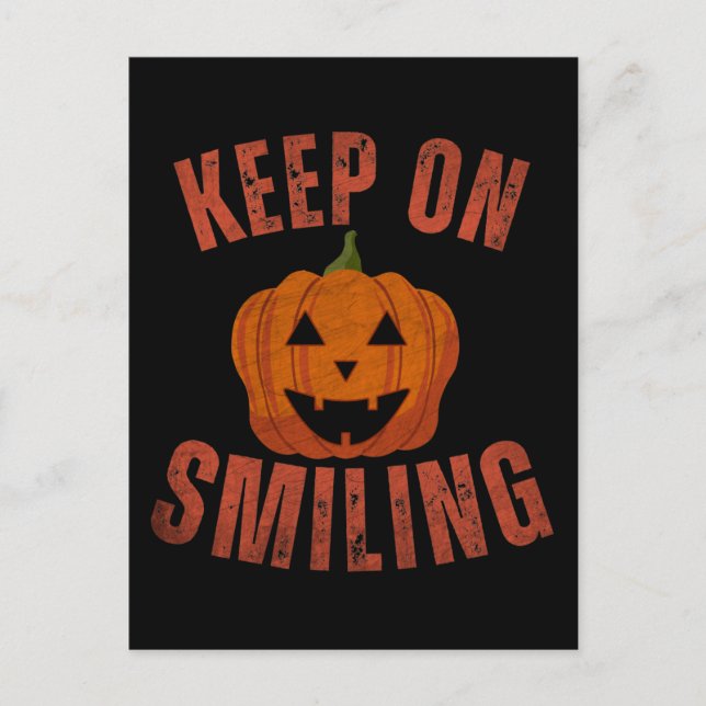 FORTSÄTT LE HALLOWEEN PRESENT VYKORT (Framsida)