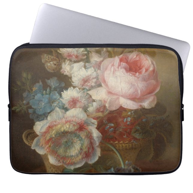 Fortsatt liv med blommor - Cornelis van Spaendonck Laptop Fodral (Framsidan)