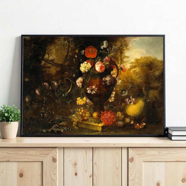 Fortsatt liv med blommor poster (Skapare uppladdad)