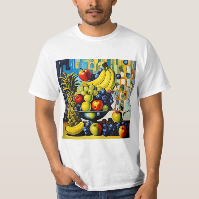 Fortsatt liv med frukt 5 t shirt (Framsida)