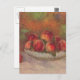 Fortsatt liv med frukt - Pierre-Auguste Renoir Vykort (Front/Back)
