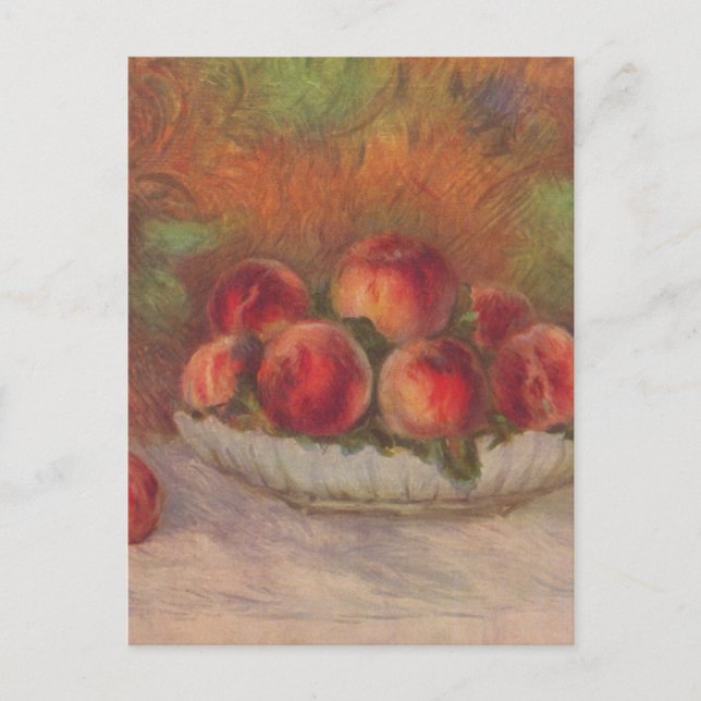 Fortsatt liv med frukt - Pierre-Auguste Renoir Vykort (Front)