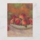 Fortsatt liv med frukt - Pierre-Auguste Renoir Vykort (Front)