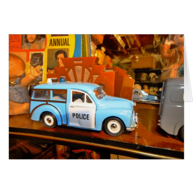 Fortsatt liv med Panda Car Hälsningskort (Framsidan Horizontal)