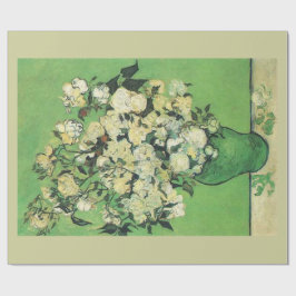 Fortsatt liv - Rosa ros i Vas, Van Gogh Presentpapper