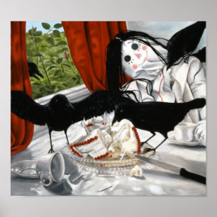 "Fortsatt liv stört av Kråkor" av Cegavske Poster