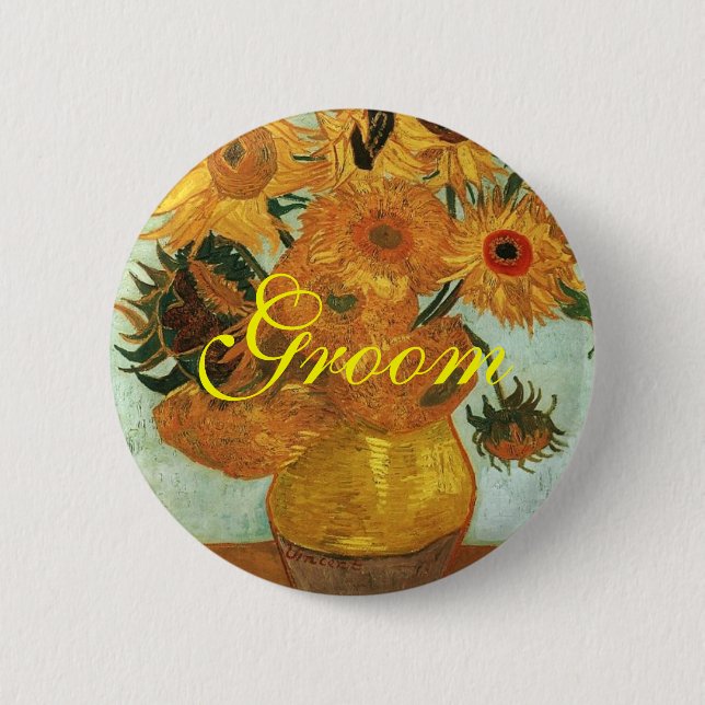 Fortsatt liv - Vas med tolv solblommor, Vincent Knapp (Framsida)