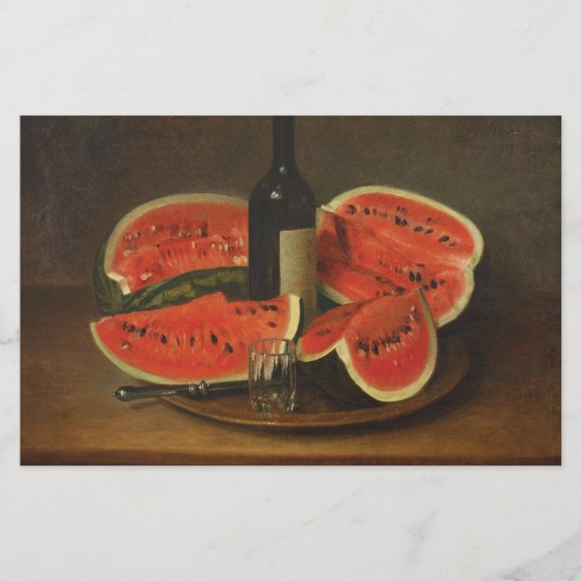 Fortsatt livstid med vattenmeloner (av Constantin  Brevpapper (Framsida)