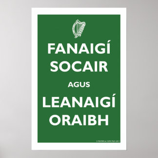 Fortsätt Lugnen och fortsätt! Poster