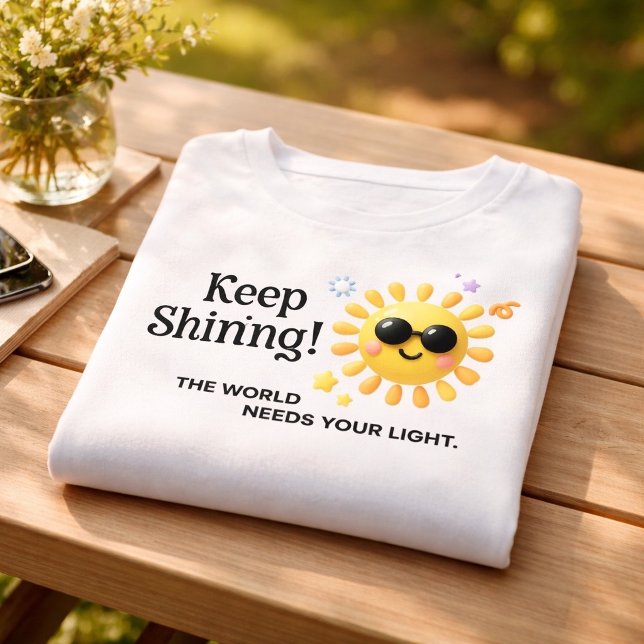Fortsätt Lysa Härlig T-Shirt (Skapare uppladdad)