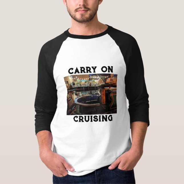Fortsätt med Cruising T-Shirt. Svart, röd eller bl T Shirt (Framsida)