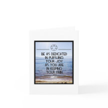 Fortsätt med ditt joy Note Card - tomt inuti