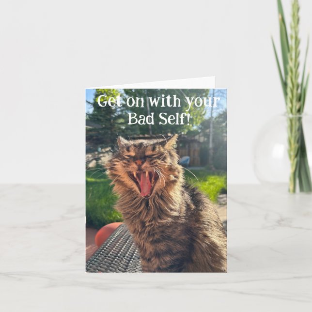 Fortsätt Med Ditt Underbara Jag Kort (Framsida)