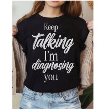 Fortsätt prata, jag diagnostiserar dig kvick sarka