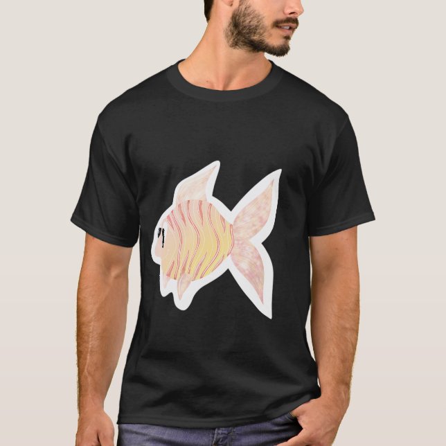 Fortsätt simma t shirt (Framsida)