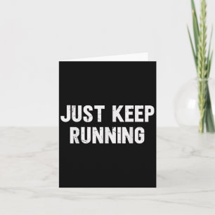 Fortsätt Springa Längdåkare Citat Motivation Kort