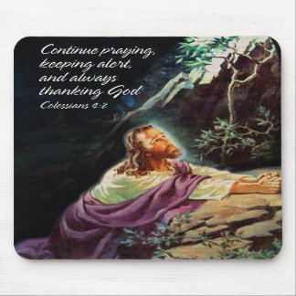Fortsätta Praying1 Mousepad Musmatta