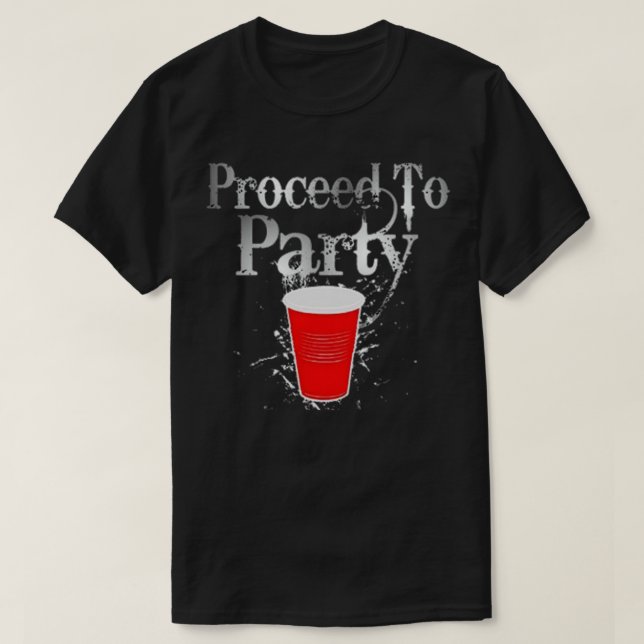 fortsätta till party t shirt (Design framsida)