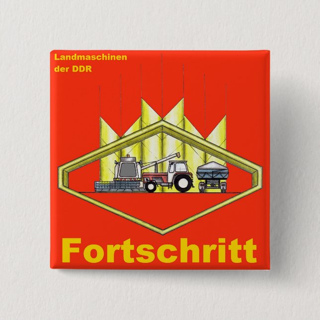 Fortschritt DDR Design Knapp (Framsida)
