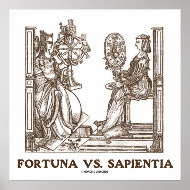 Fortuna vs Sapientia (1600-talet) Poster (Framsidan)