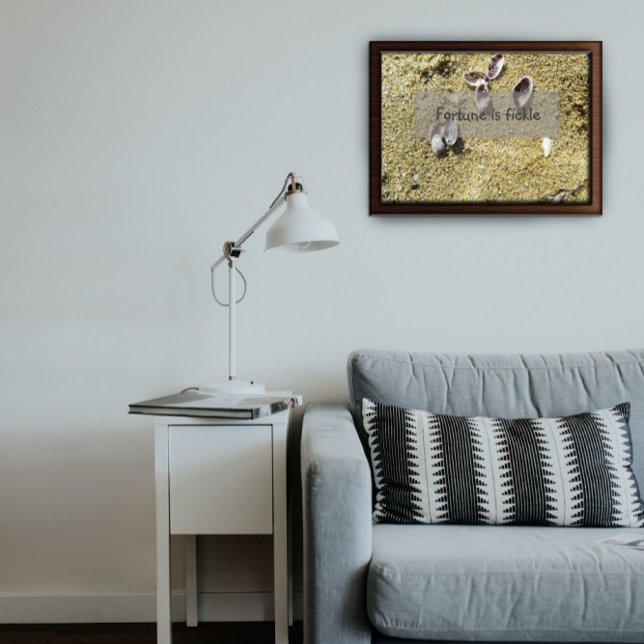 Fortune är en ombytlig visdom som säger poster (Skapare uppladdad)