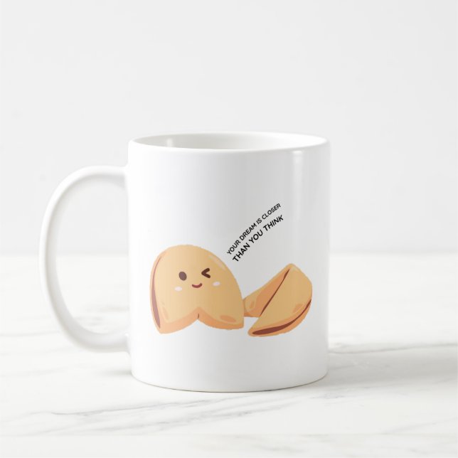 Fortune Cookie Coffee Mugg (Vänster)