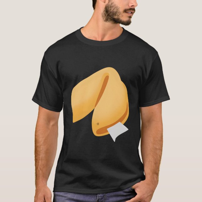 Fortune Cookie Emoticon T Shirt (Framsida)
