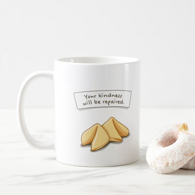 Fortune cookie - Kindness Kaffemugg (Med munk)