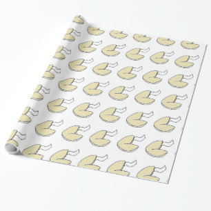 Fortune Cookie Lucky China Food Tecknad Presentpapper