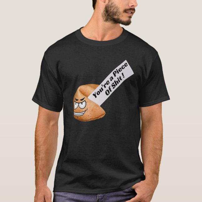 Fortune Cookie Sarkastic Fortune Cookie Design Des T Shirt (Framsida)