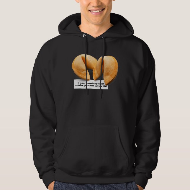 Fortune Cookie som säger att kinesisk mat togs ut  Hoodie (Framsida)
