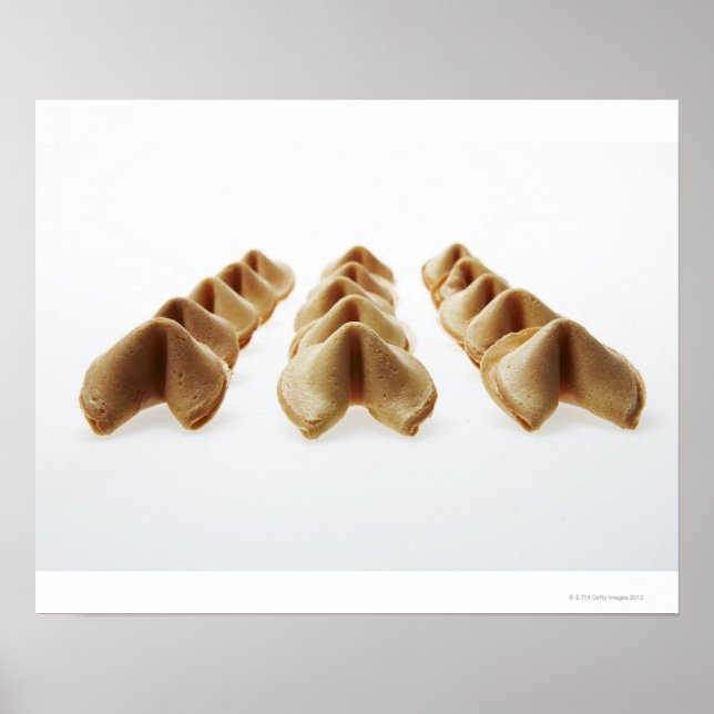 Fortune Cookies på tre rader Poster (Framsidan)