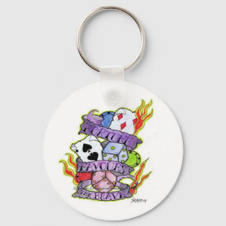 Fortune Favors Nyckelring