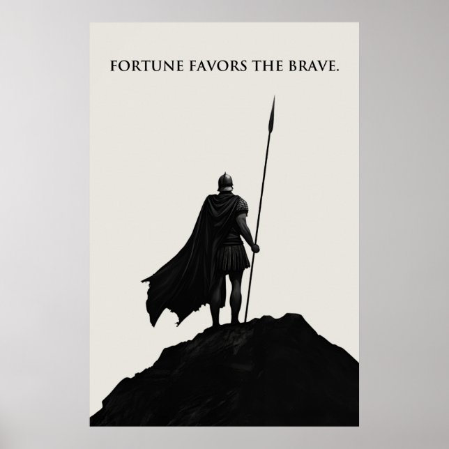 Fortune Favors The Brave Poster (Framsidan)