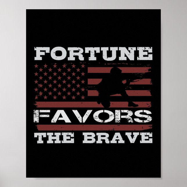 Fortune gynnar de Modiga Poster (Framsidan)